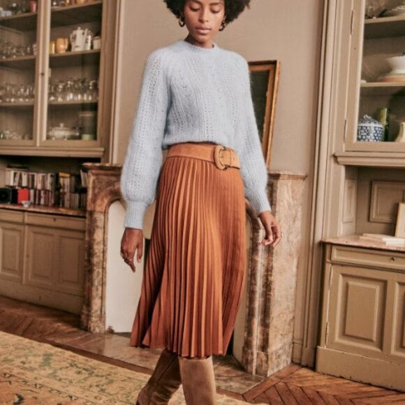 Sezane Dino Skirt, Size 36